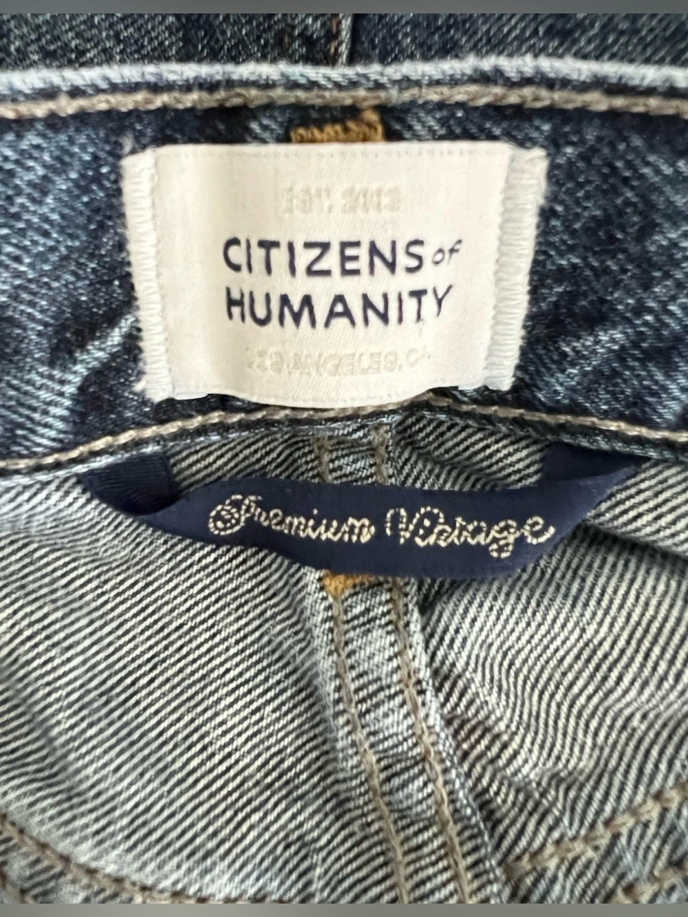 Citizens of Humanity Annina cropped wide legs jeans, 27, button fly - Picture 3 of 5